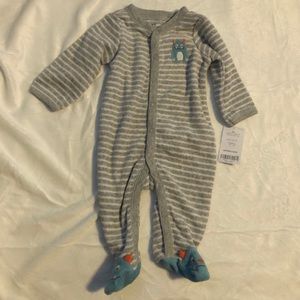 NWT baby boy footies